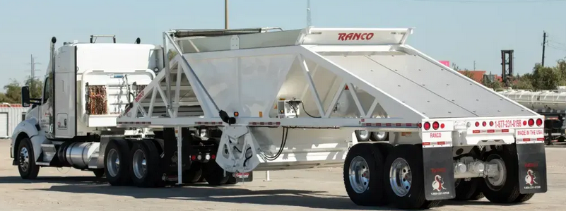 Frameless Belly Dump Trailer dump truck serving Angleton, TX